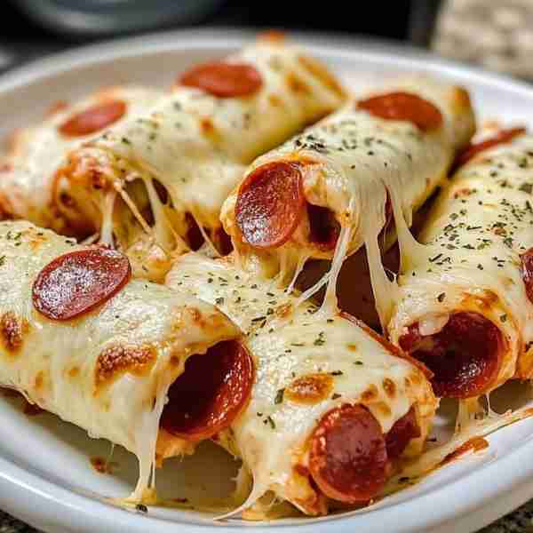 Cheesy Pepperoni Pizza Roll-Ups with Low-Carb Tortillas For a fun twist on pizza night, these cheesy...