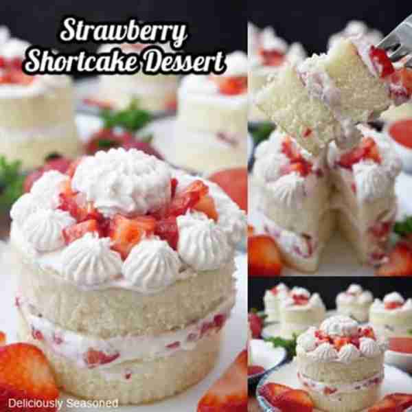 🍓🍓 Strawberry Shortcake Dessert! 🍓🍓 A classic Dessert that's perfect for Easter! Get the Recipe...