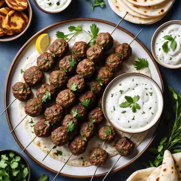 Juicy and flavorful! Try our Beef Kofta Kebabs for a delicious meal! 🥙🍖 #QuickBitesRecipes #middle...
