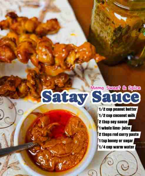 Homemade#Satay Sauce (Peanut Sauce) This is very easy recipe for you to try! Perfect as dipping sauc...