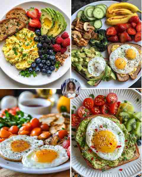 Easy & Nourishing Light Breakfasts 🍳🥑🥒 Start your day with these quick, delicious, and nutritious...