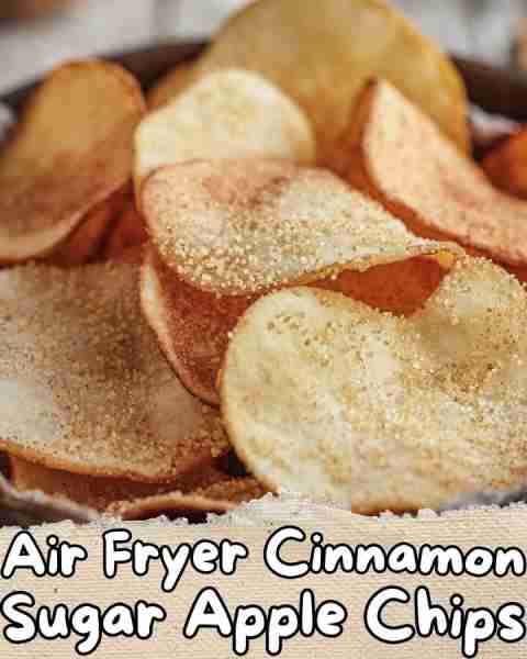 ⬇️ Air Fryer Cinnamon Sugar Apple Chips 🍏 ⬇️ Looking for a delightful and healthy snack? Try these...