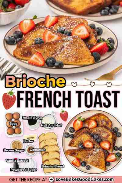 RECIPE - https://www.lovebakesgoodcakes.com/brioche-french-toast/ Delicious, easy-to-make Brioche Fr...