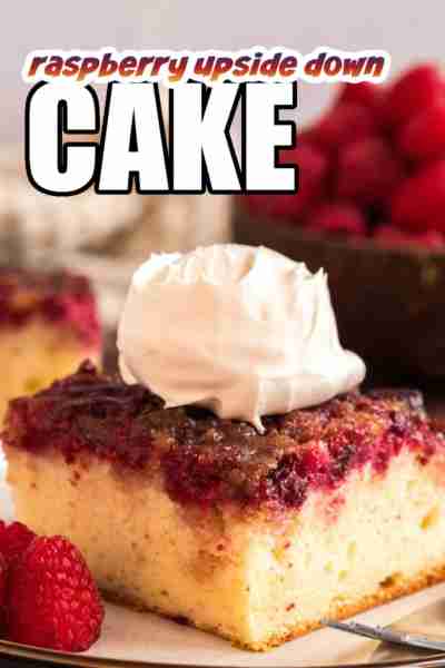 Raspberry Upside Down Cake!! RECIPE HERE → https://amandascookin.com/raspberry-upside-down-cake/?utm...