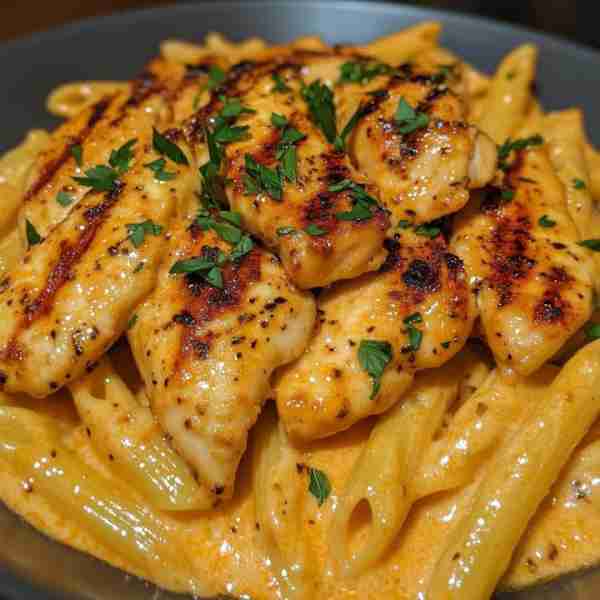 Creamy Cajun Chicken Pasta 🌶️🍝 Ingredients 🛒 2 boneless, skinless chicken breasts (sliced thin) 2...