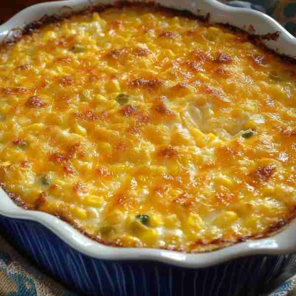 Corn Casserole 1 can whole kernel corn, drained 1 can creamed corn 2 eggs beaten 1 stick butter, mel...