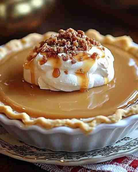 Butterscotch Pie Ingredients: 1 pre-baked pie crust 1 cup packed brown sugar 1/4 cup all-purpose flo...