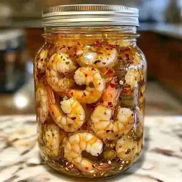 Pickled Shrimp: A Tangy, Spicy Delight! 🦐🌶️ our Pickled Shrimp recipe will satisfy every craving! A...