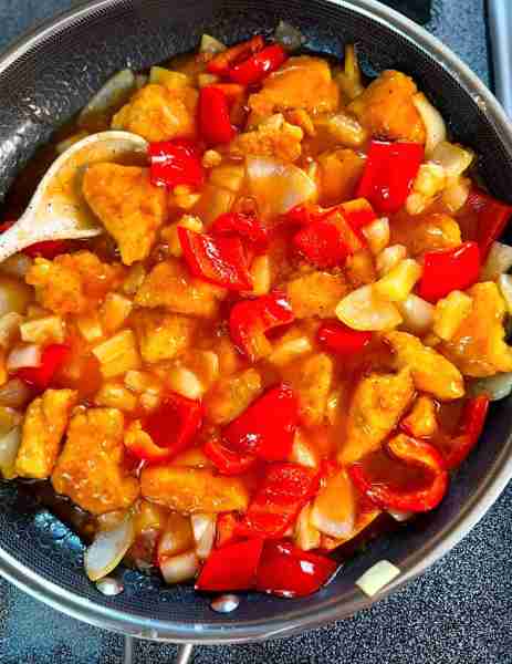 Sweet and Sour Chicken with homemade sauce A healthy and delicious meal for your family! Better tha...
