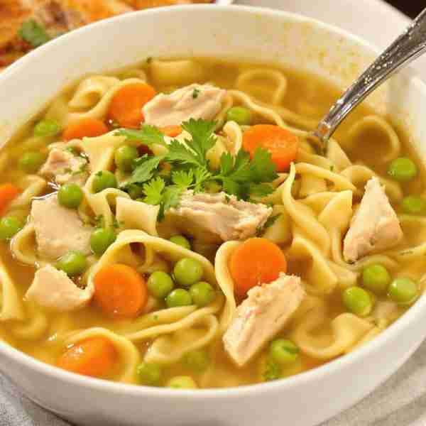 Anti-Inflammatory Chicken Soup Yields: 6-8 servings Prep time: 20 minutes Cook time: 30-45 minutes I...