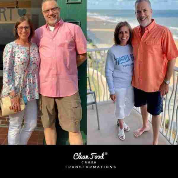 Lisa and her husband each lost 20 Pounds with the Clean Eating Challenge and kept it off! https://cl...
