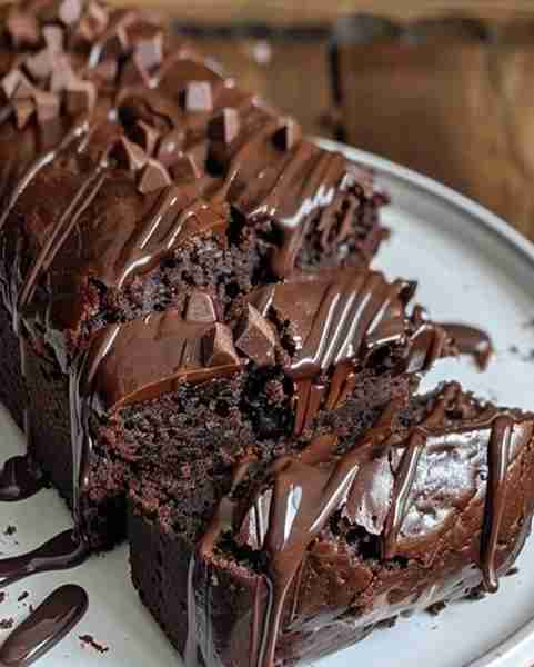 🍫 Hot Fudge Brownie Bread Recipe - Ultimate Chocolate Treat ❤️ Ingredients: 1 cup all-purpose flour...