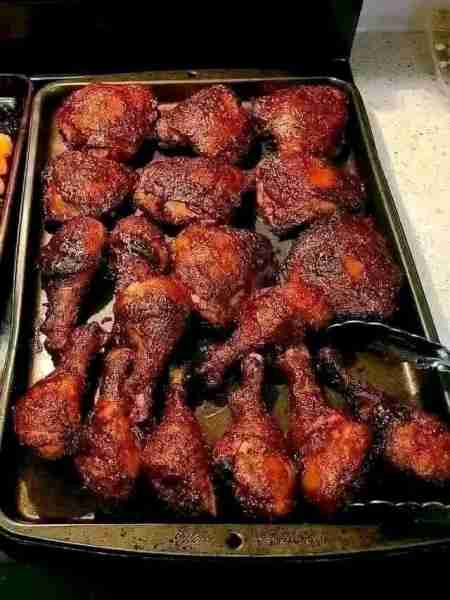 Smoked Bbq Chicken - Don't Lose This Ingredients: 4 bone-in, skin-on chicken quarters (thighs and dr...