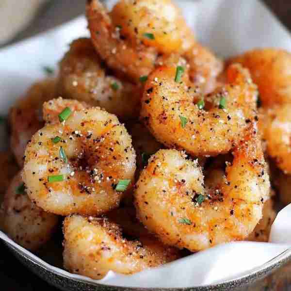 Salt and Pepper Shrimp Recipe Ingredients: 1 lb (450g) large shrimp, peeled and deveined ½ cup corns...
