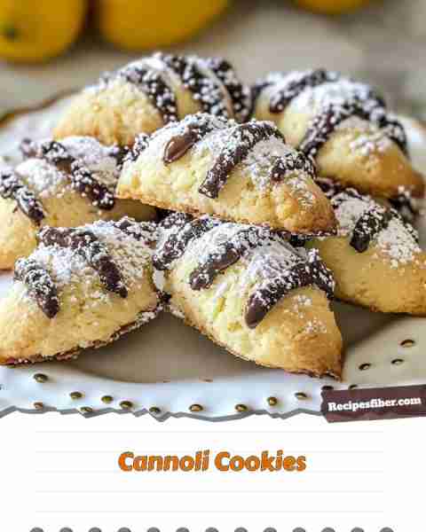 Cannoli Cookies 🍪✨🧀 Indulge in these soft, delicious cookies inspired by classic cannoli! 📋 In...