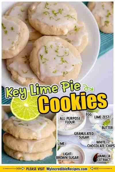 🍪 Key Lime Pie in COOKIE form! 💚🍪 So Soft & Chewy! Delicious Cookies! 💚 Bursting with Real Lime!...