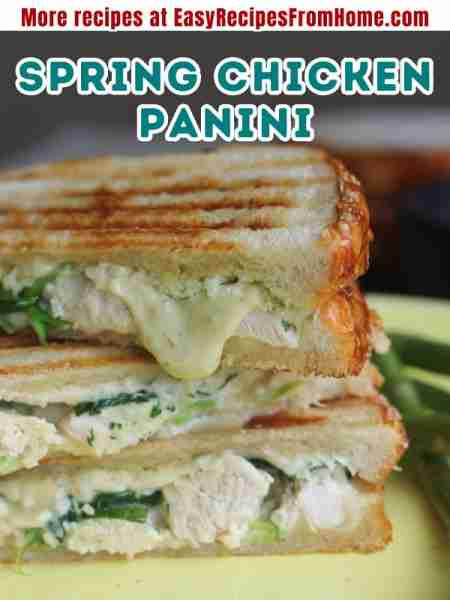 Spring Chicken Panini 😍 https://easyrecipesfromhome.com/spring-chicken-panini/