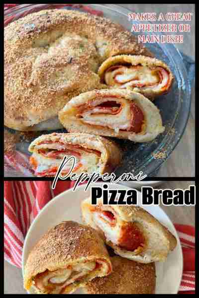 🍕 Pepperoni Pizza Bread! 🍞 🍞 Makes a great snack - but I can make a meal out of it, too! 🍕 Get t...