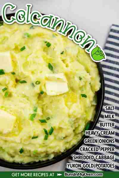 Recipe: https://www.bunsinmyoven.com/colcannon/ Rich, creamy mashed potatoes loaded with cooked cabb...