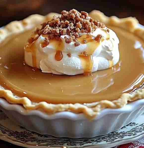 Butterscotch Pie Ingredients: 1 pre-baked pie crust 1 cup packed brown sugar 1/4 cup all-purpose flo...