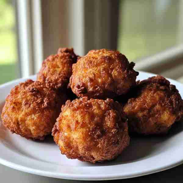 🍽️ Southern Hush Puppies Delight 🌽 Get ready to dive into a Southern classic that's crispy on the o...