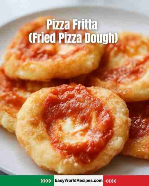 🍕 Pizza Fritta (Fried Pizza Dough) 🍕 A crispy, golden, deep-fried pizza treat from Naples! 🇮🇹🔥 📝...