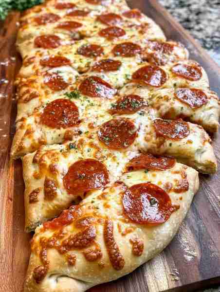 Sourdough Pizza Pocket Calzones 🍕🥖🧄 Golden sourdough pockets stuffed with marinara, melty mozzare...