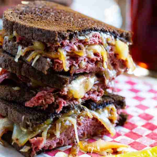 There is no more perfect grilled cheese for St. Patrick’s Day than Corned Beef Grilled Cheese. A sta...