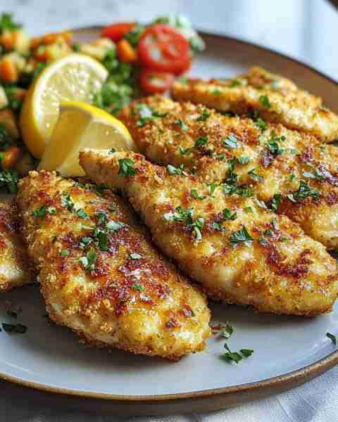 Za'atar Turkey Schnitzel Ingredients: 4 turkey breasts, pounded to an even thickness 1/2 cup all-pur...
