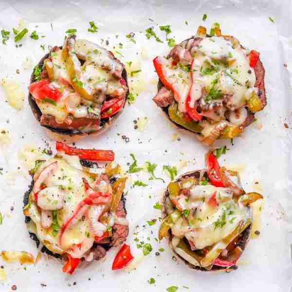 The entire family enjoyed these Philly Cheese Steak Stuffed Portobellos! Oh-so-delish! <3 That’s a...