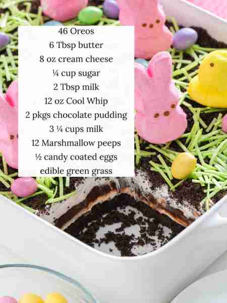 https://www.iheartnaptime.net/easter-dirt-cake/ Easy, no-bake Easter dirt cake made with an Oreo cru...