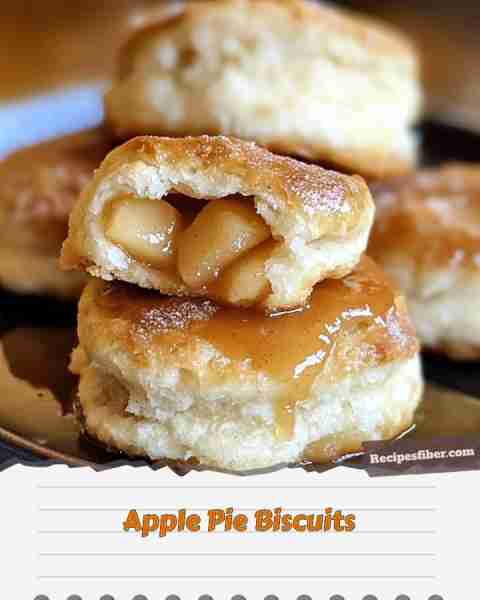 Apple Pie Biscuits 🍏🥧 Delicious and easy-to-make treats for your dessert table! 📋 Ingredients...