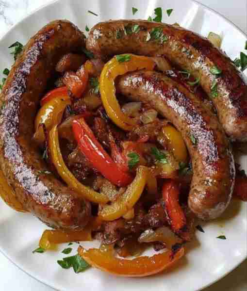 WOULD YOU EAT THIS CLASSIC SAUSAGE, PEPPERS, AND ONIONS 🌭🌶️🧅✨ Ingredients: 4-6 Italian sausages (...