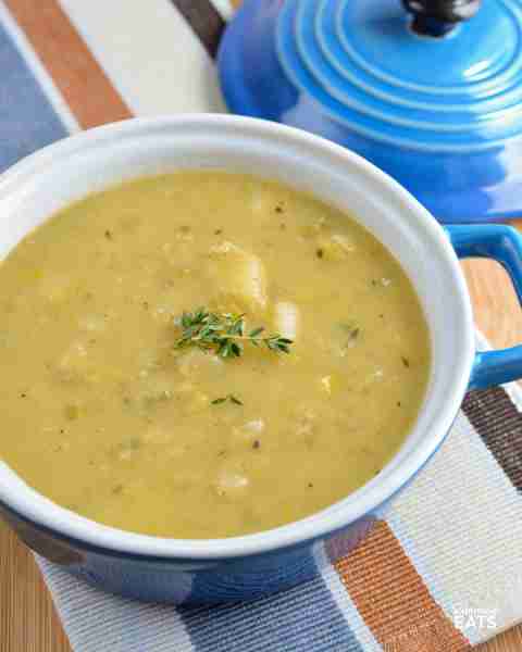 Make up the Perfect bowl of Leek and Potato Soup with this delicious recipe Recipe 👉 https://www.sl...