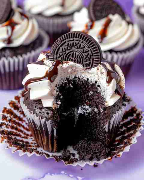 Cookies and Cream Cupcakes Ingredients: For the Cupcakes: 1 cup all-purpose flour ½ cup unsweetened...
