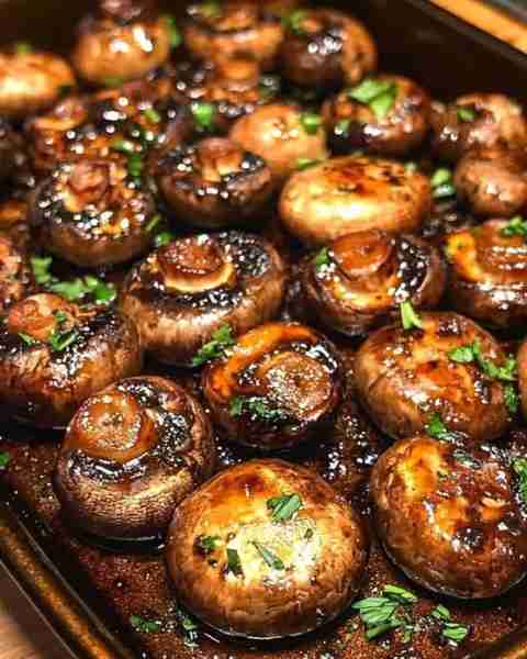 Honey and Garlic Roasted Mushrooms This honey and garlic roasted mushrooms recipe combines the perfe...