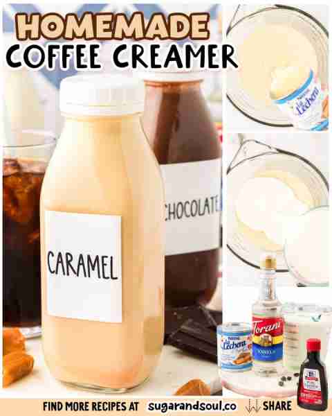 https://www.sugarandsoul.co/homemade-coffee-creamer/ 🌟 Say goodbye to storebought coffee creamer an...