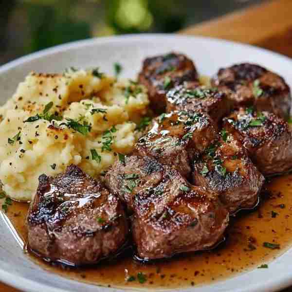 🍽 Grilled Beef Tenderloin Medallions with Garlic Mashed Potatoes Recipe 🍽 Ingredients for Beef Tende...