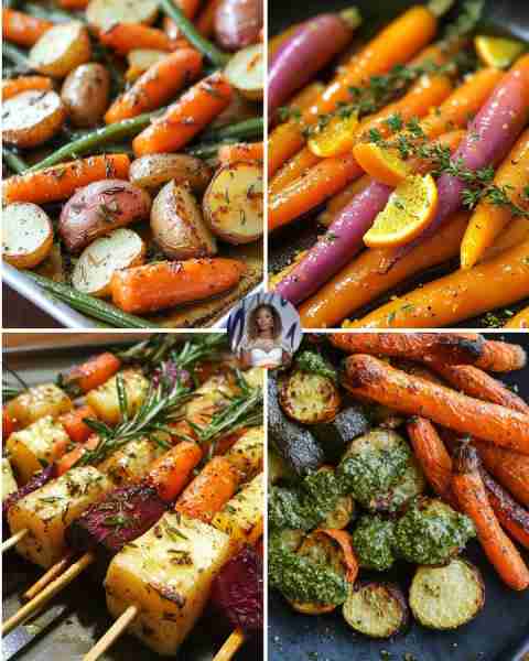 Garlic Herb Roasted Veggies Crispy, caramelized, and packed with flavor—this side dish is straight-u...
