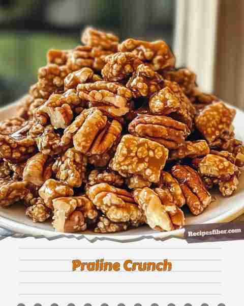 Praline Crunch 🥣🥜 Delicious crunchy snack perfect for any occasion! 📋 Ingredients - 8 cups Cri...