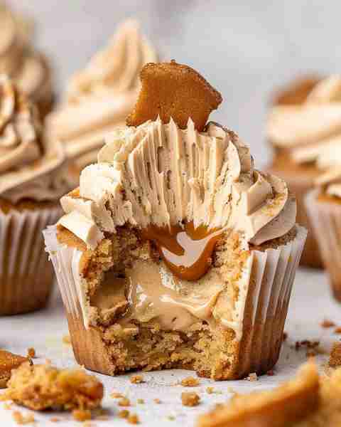Biscoff Cupcakes with Biscoff Buttercream Ingredients For the Cupcakes: 1 ½ cups (190g) all-purpose...
