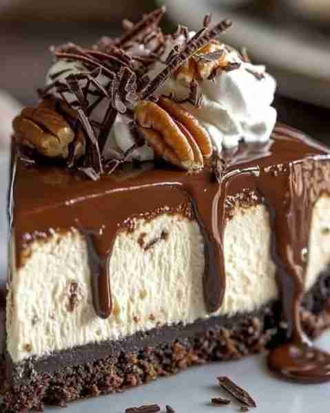 💕😋 Chocolate Cheesecake with Walnuts and Coconut 😋💕 Ingredients: For the crust: 2 cups crushed c...