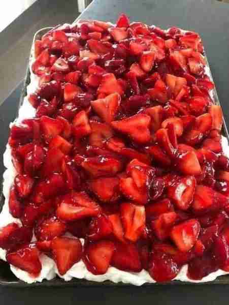 The cake was gone by day two at my house at six. Everyone begged me to make another one. Only 5 Ingr...