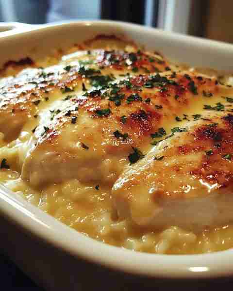 Forgotten Chicken Recipe Ingredients 2 cups minute rice 1 can cream of chicken soup 1 can cream of c...
