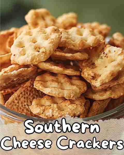 ⬇️ Southern Cheese Crackers 😋⬇️ Delight in these crunchy Southern Cheese Crackers that are perfect...