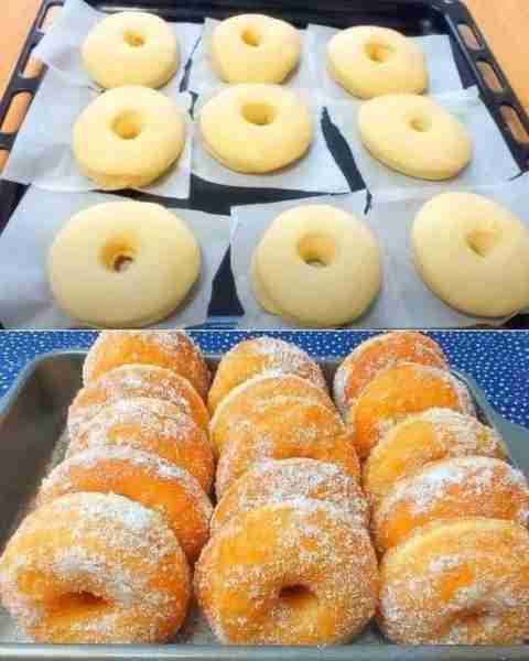 Ingredients: For the donuts: 1 1/2 cups all-purpose flour 1/2 cup granulated sugar 1 1/2 tsp baking...