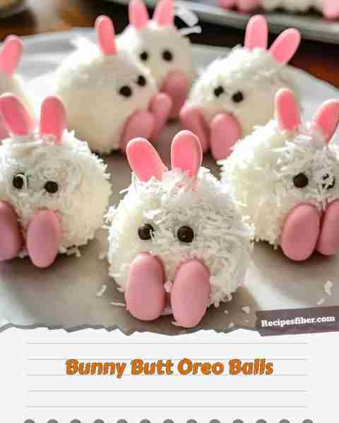 Bunny Butt Oreo Balls 🐰🍫 Delicious and fun treats for any occasion! 📋 Ingredients - 36 Oreo co...