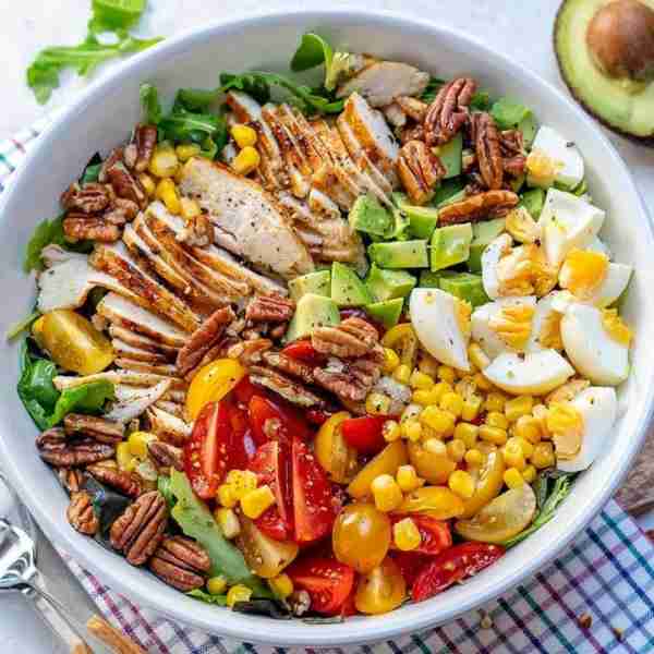 Grilled Chicken Salad + Homemade Sweet Onion Dressing - THIS is the drop-what-you’re-doing, make new...