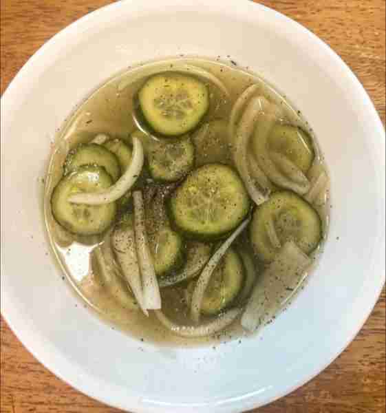 My old Southern MawMaw never had a Sunday lunch without a bowl of cucumbers swimming in vinegar, a l...