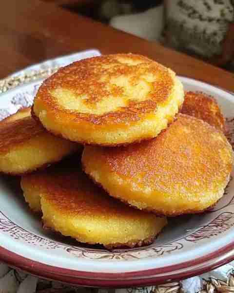 Fried Cornbread - Don't Lose This Recipe 😍 Ingredients: 1 cup cornmeal 1/2 cup all-purpose flour 1...
